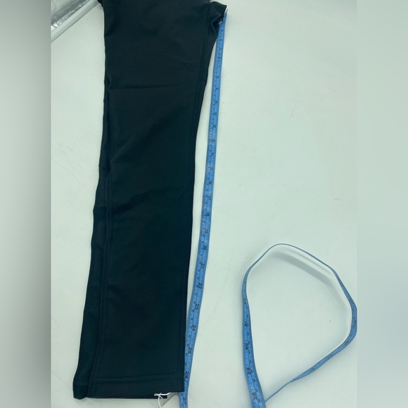 Black yoga leggings high waist, hidden pocket for a key - Picture 3 of 6